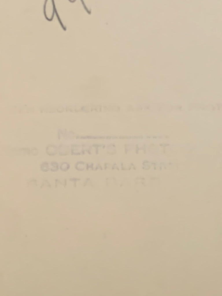 Vintage Santa Barbara Promotional Card and Florida Vacation Family Photo