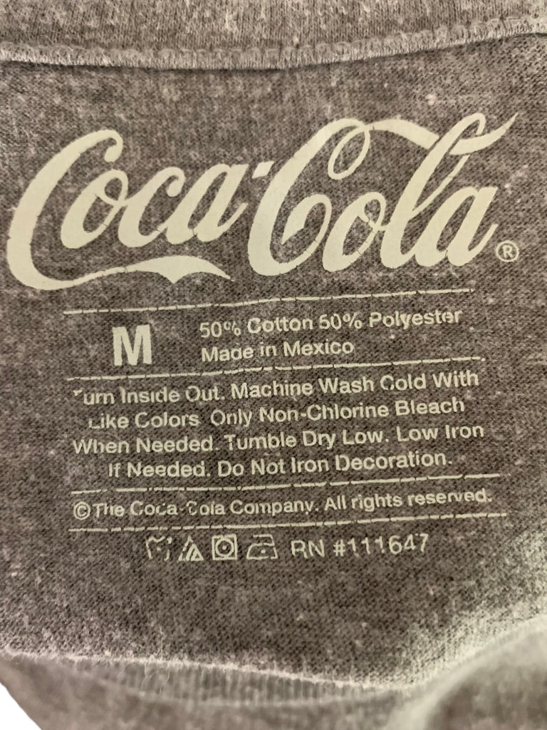 Medium Coca-Cola Gray Women's Soft Short Sleeve Tshirt