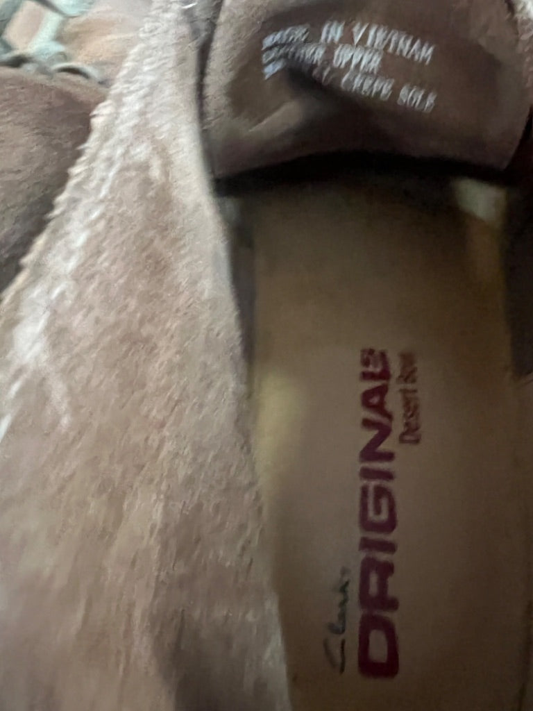 12 Clarks Originals Desert Boot Men’s Tan Suede Leather Chukka Boots Shoes