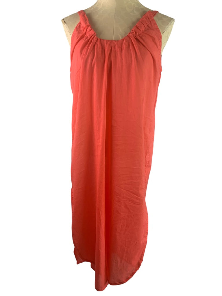 Small J.Crew Coral Swingy Cotton Voile Beach Dress New BK553