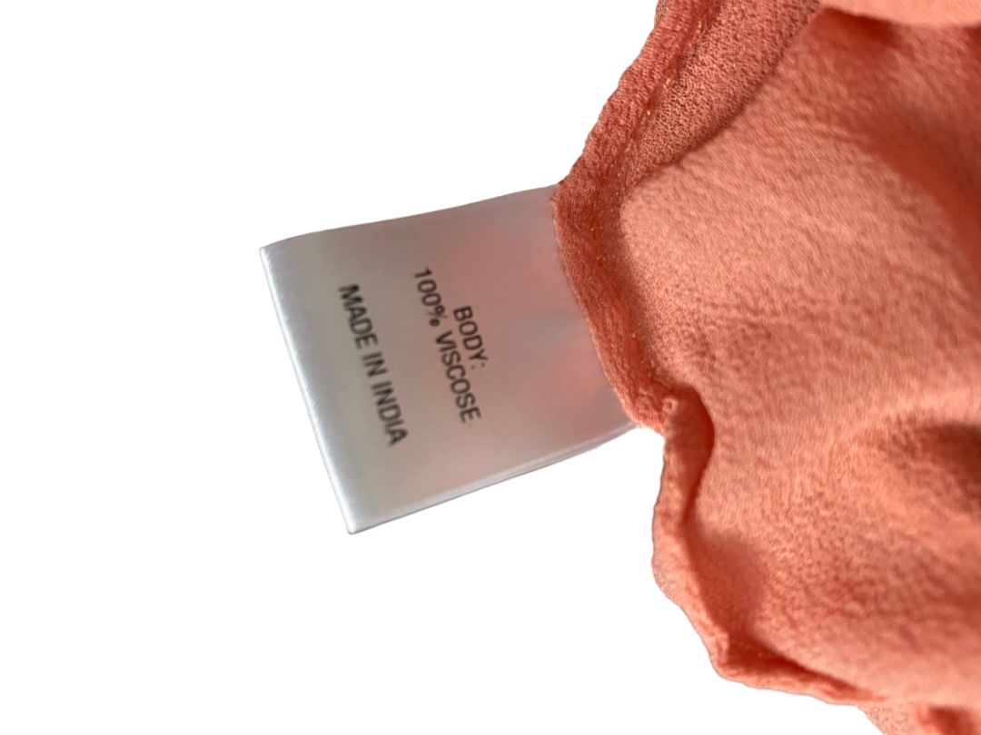 M Lola & Sophie Coral Strappy Sleeveless Blouse Sequin Front