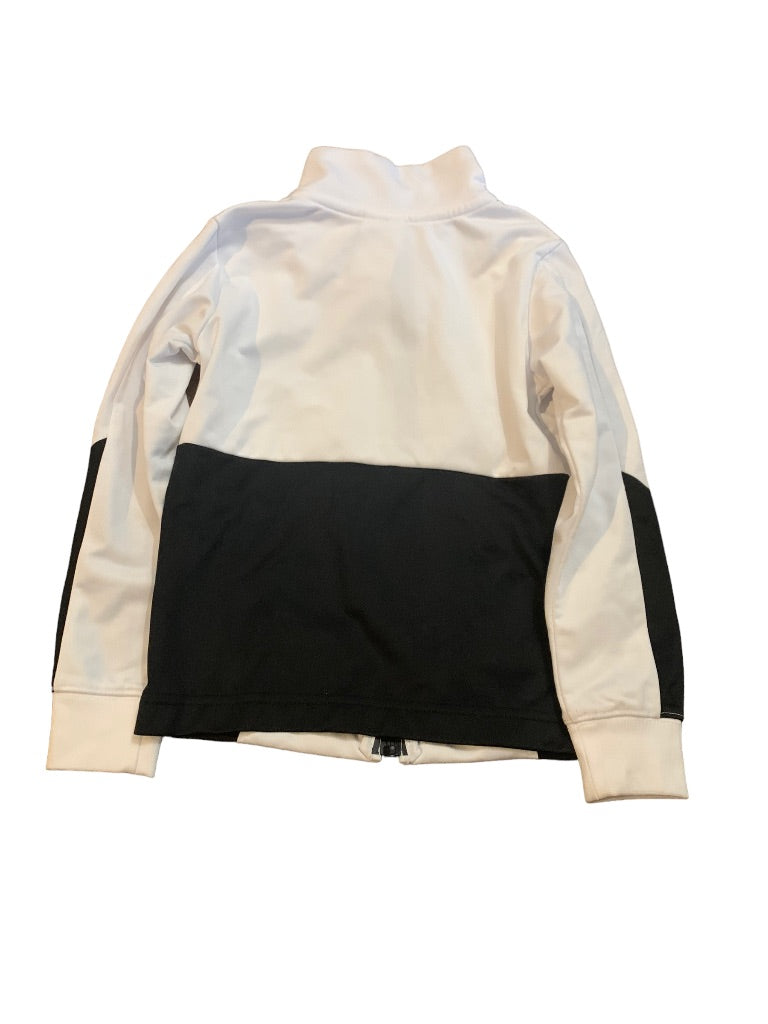XS (4) Nike Youth Black White Zip Up Track Jacket Pockets