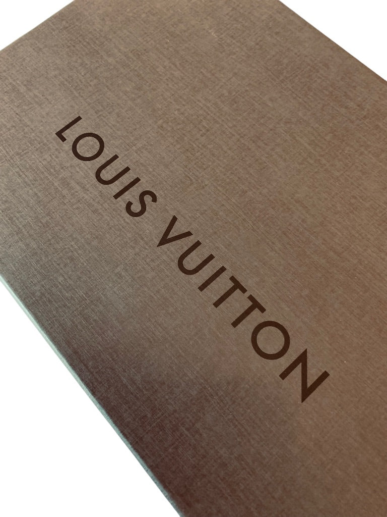 Louis Vuitton Brown Lidded Box Tissue Paper 14.25" x 10" x 2"