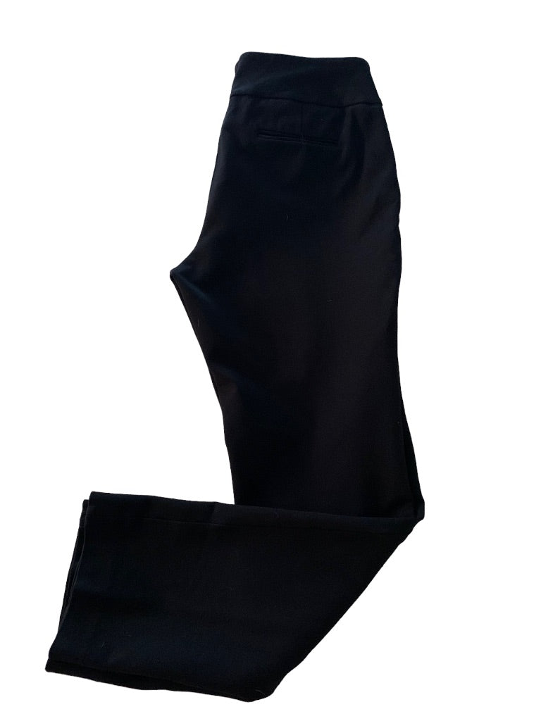 4 Vince Camuto Ponte Knit Women's Black Dress Pants Stretch 27.5" Inseam