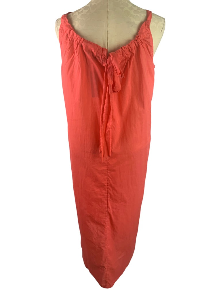 Small J.Crew Coral Swingy Cotton Voile Beach Dress New BK553