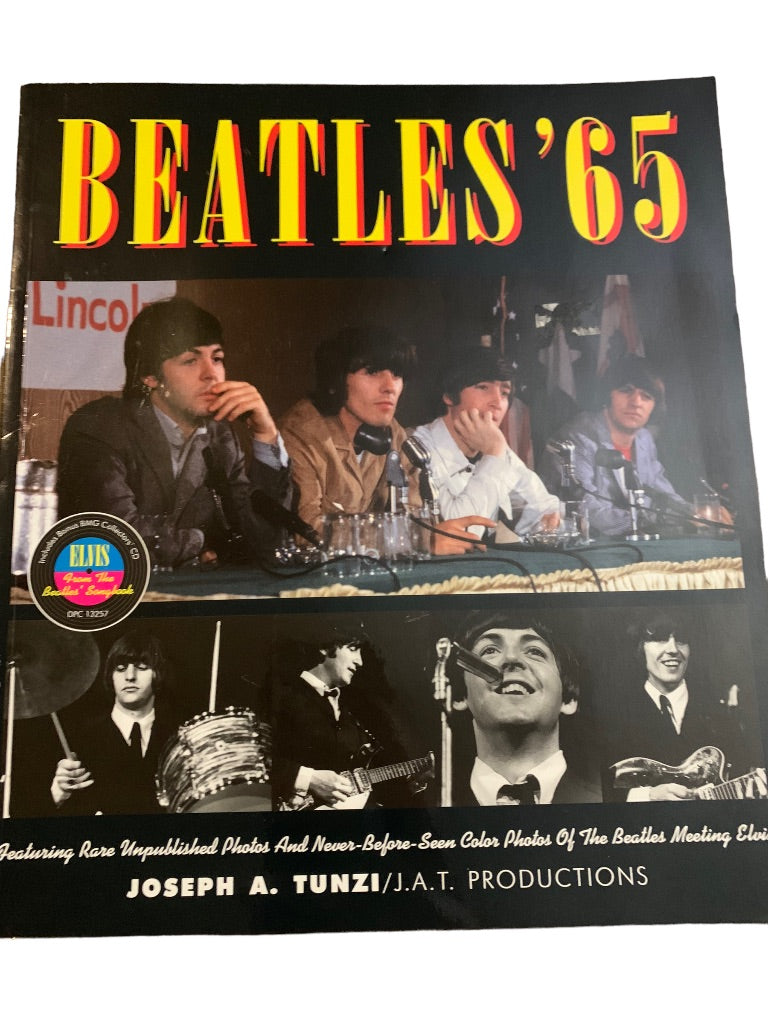 Beatles '65 by Joseph A. Tunzi (2002) Photo Book Elvis sings Beatles' Songs CD