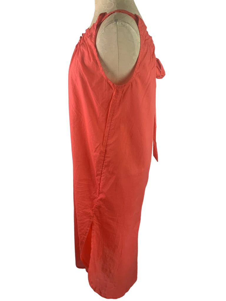 Small J.Crew Coral Swingy Cotton Voile Beach Dress New BK553