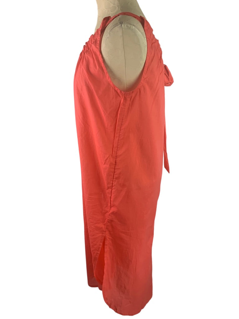 Small J.Crew Coral Swingy Cotton Voile Beach Dress New BK553