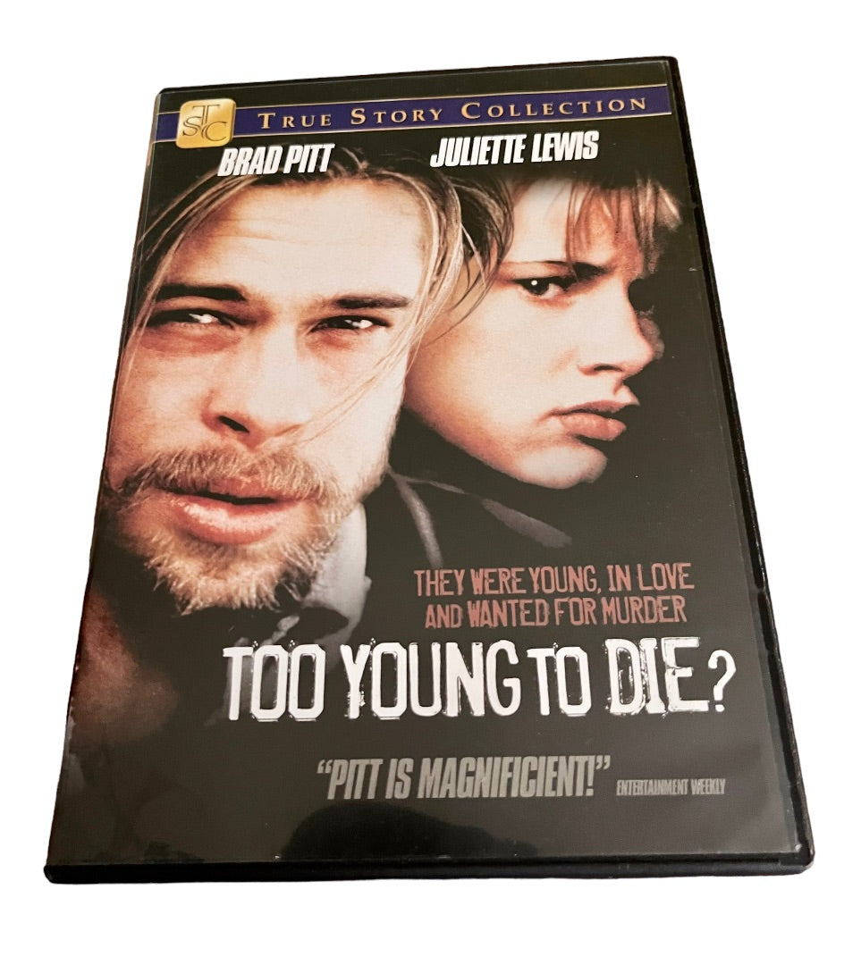 Too Young to Die DVD 2016 Brad Pitt Juliette Lewis Discarded Library