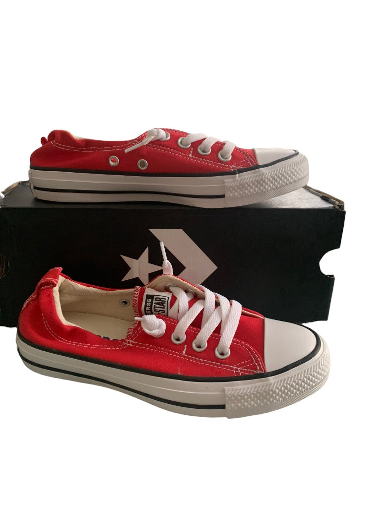 6M Converse All Star Women's Red Shoreline Pull On Sneaker Style 53708F