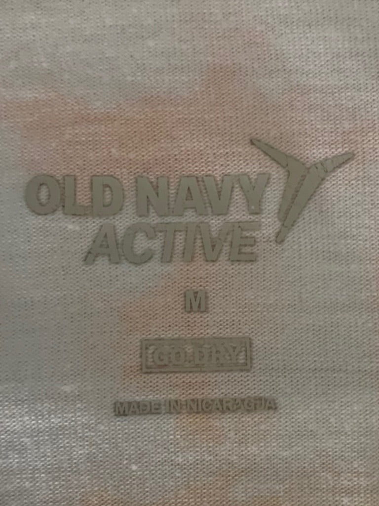 Medium Old Navy Active Women's Racerback Tank Top Tie Dye Design