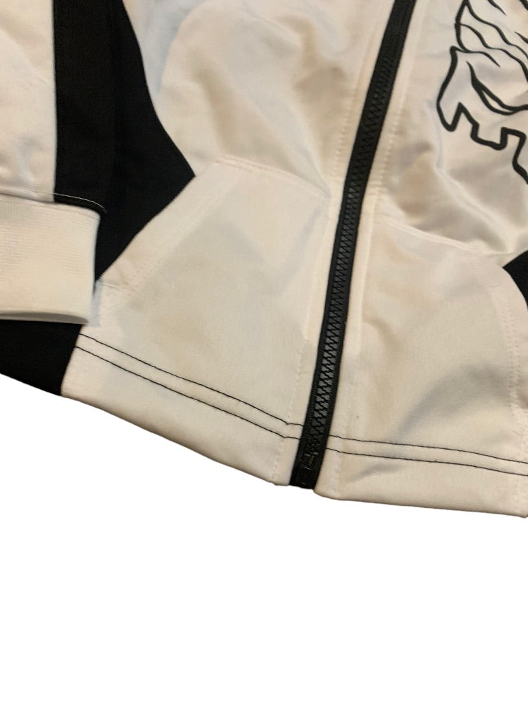 XS (4) Nike Youth Black White Zip Up Track Jacket Pockets