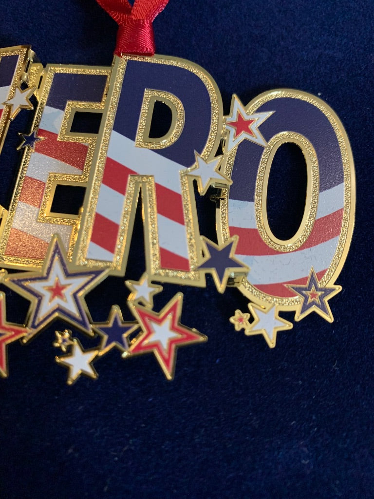 Beacon Hero Ornament New USA Made 3.5 x 2.5" Christmas