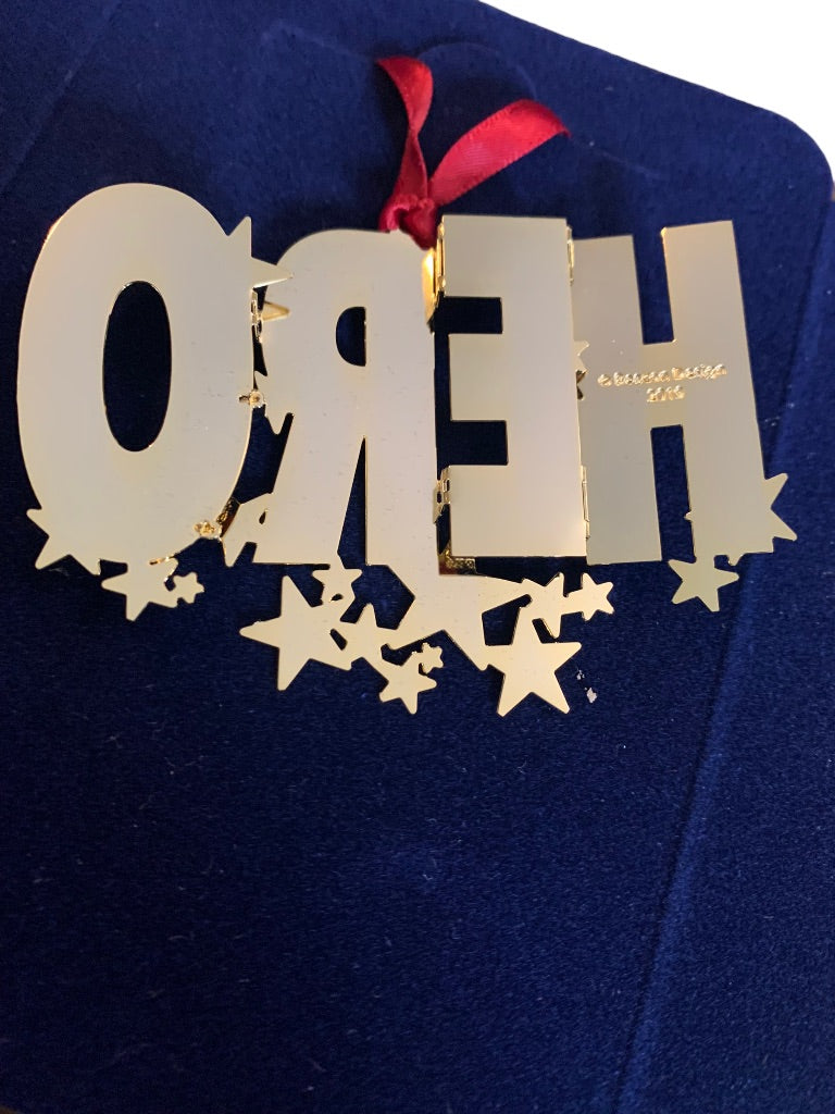 Beacon Hero Ornament New USA Made 3.5 x 2.5" Christmas