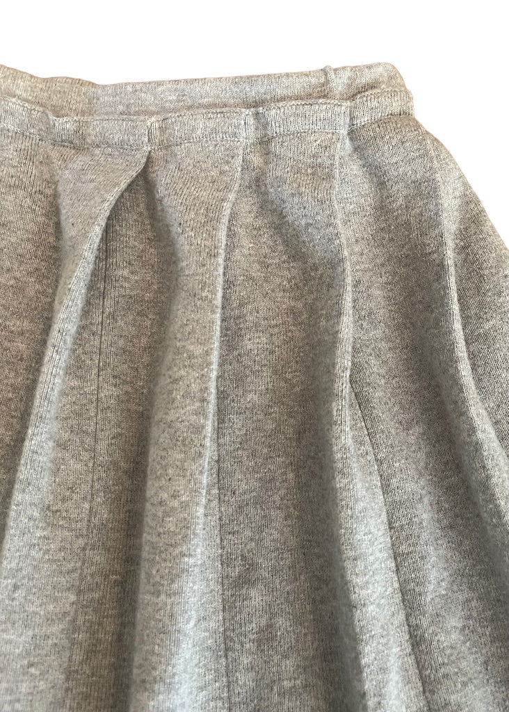 14 J.Crew Crewcuts Girls Pleated Gray Pull On Sweater Skirt Style 28967