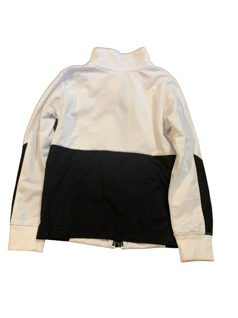 XS (4) Nike Youth Black White Zip Up Track Jacket Pockets