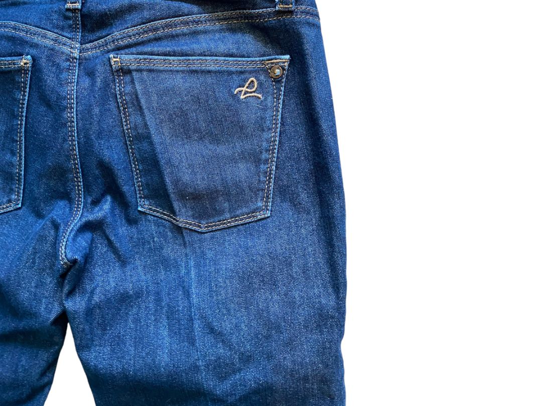 27 DL1961 Angel Mid Rise Skinny Ankle Jeans Dark Wash