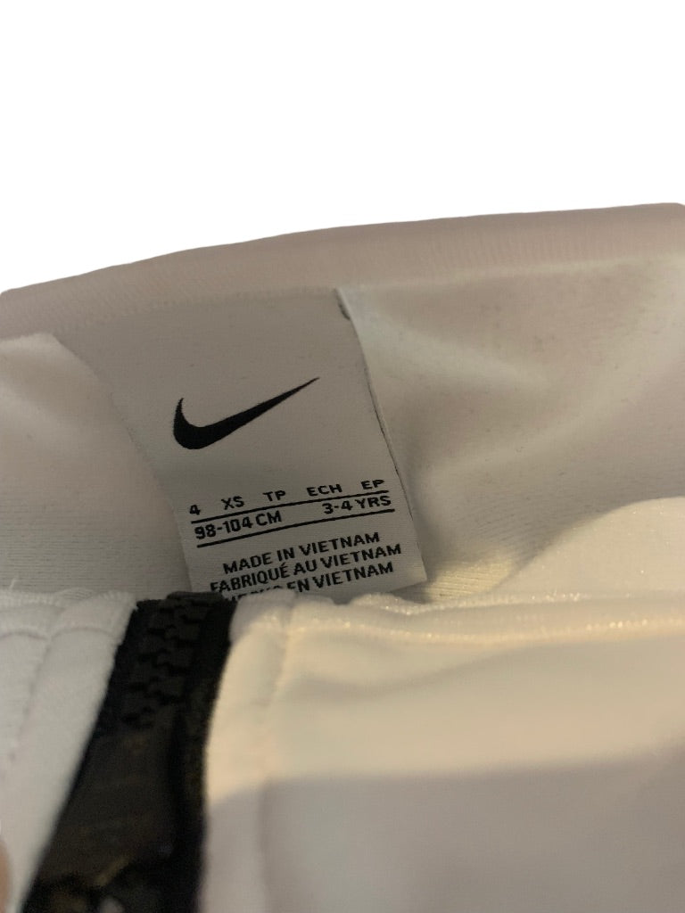 XS (4) Nike Youth Black White Zip Up Track Jacket Pockets