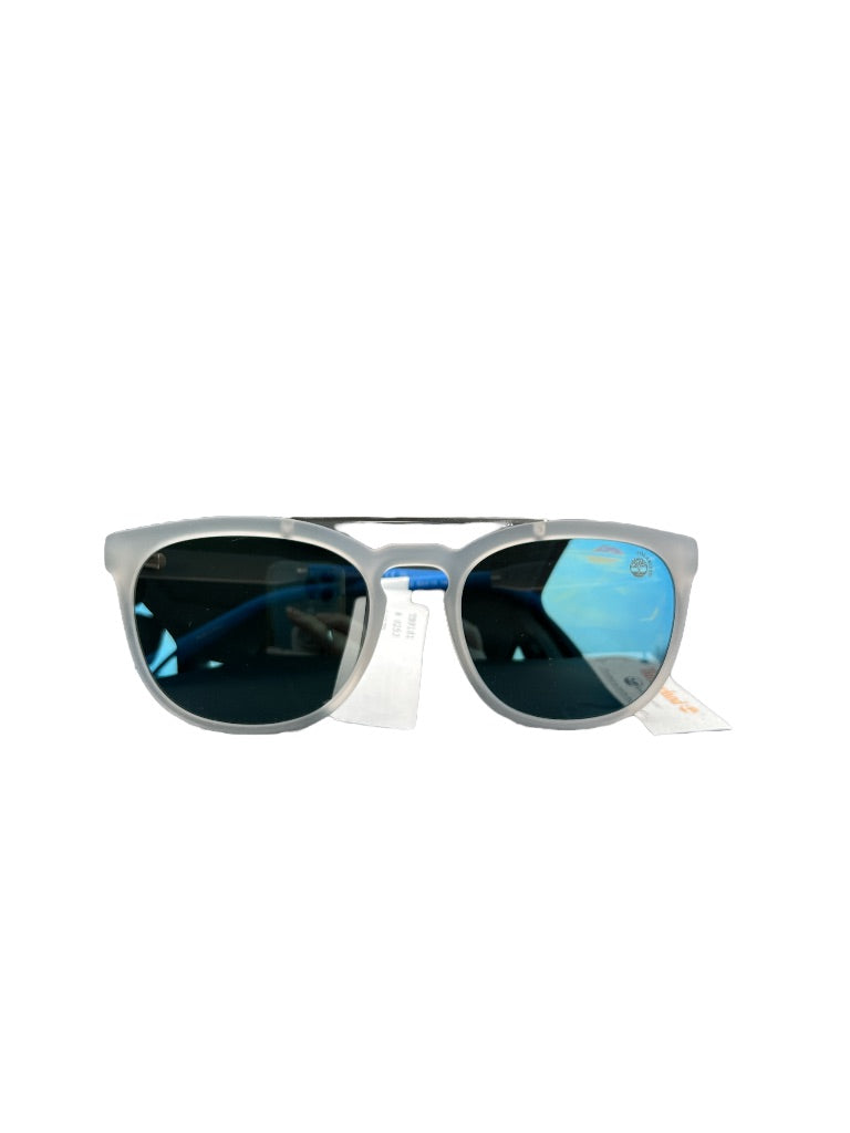 NEW Timberland Blue & Frosted Polarized Sunglasses Earth Keepers TB9181 53 19 145 With Case