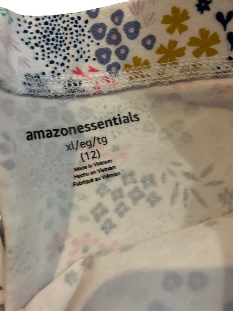XL Amazon Essentials Girls Cart-Wheel Shorts Fitted Biker Style Floral Print