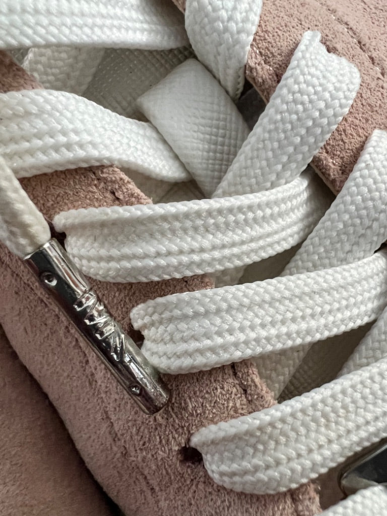 8.5 M Michael Kors Blush Pink Suede Sneakers