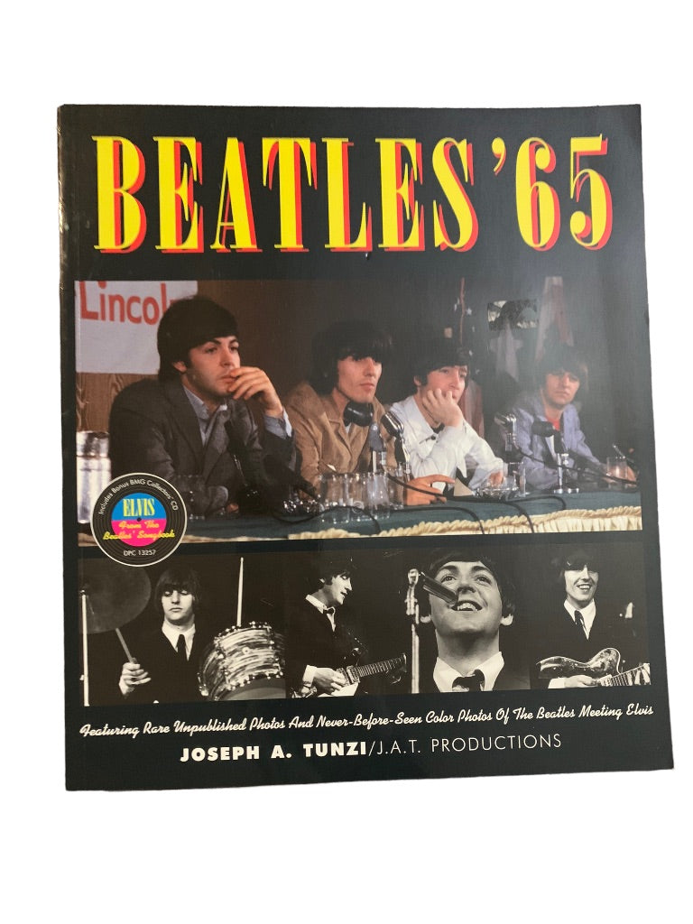 Beatles '65 by Joseph A. Tunzi (2002) Photo Book Elvis sings Beatles' Songs CD