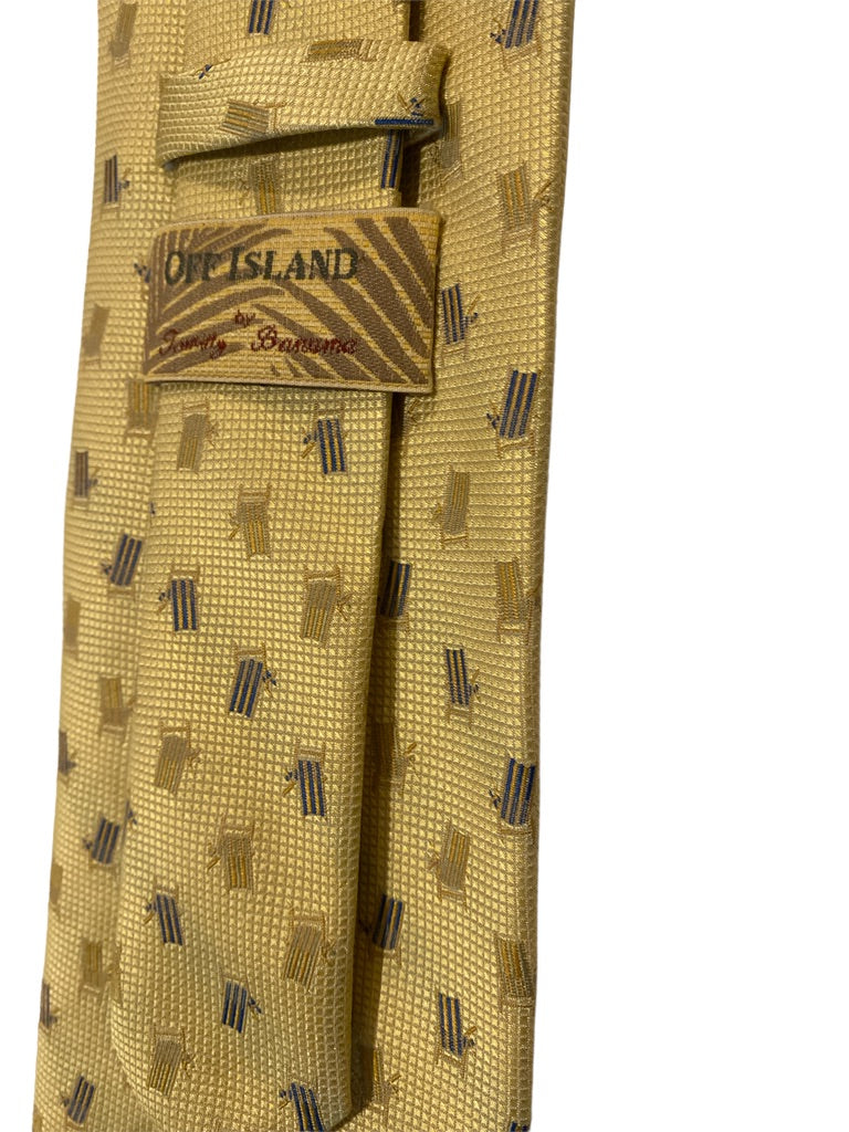 Tommy Bahama Off Island Yellow Beach Chair Tie