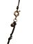 J. Crew 32" Rope and Bead Necklace with Goldtone Accents Beach Boho Style