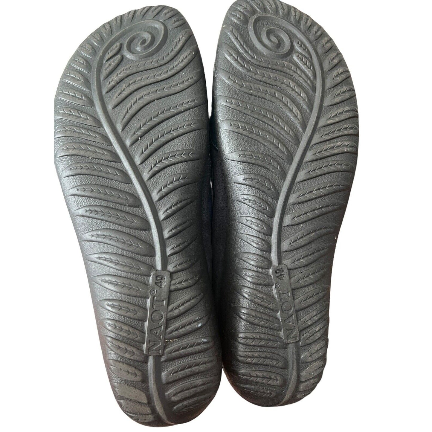 Size 9 (eu 40) Naot Made in Israel Navy Blue Slip On Comfort Shoes