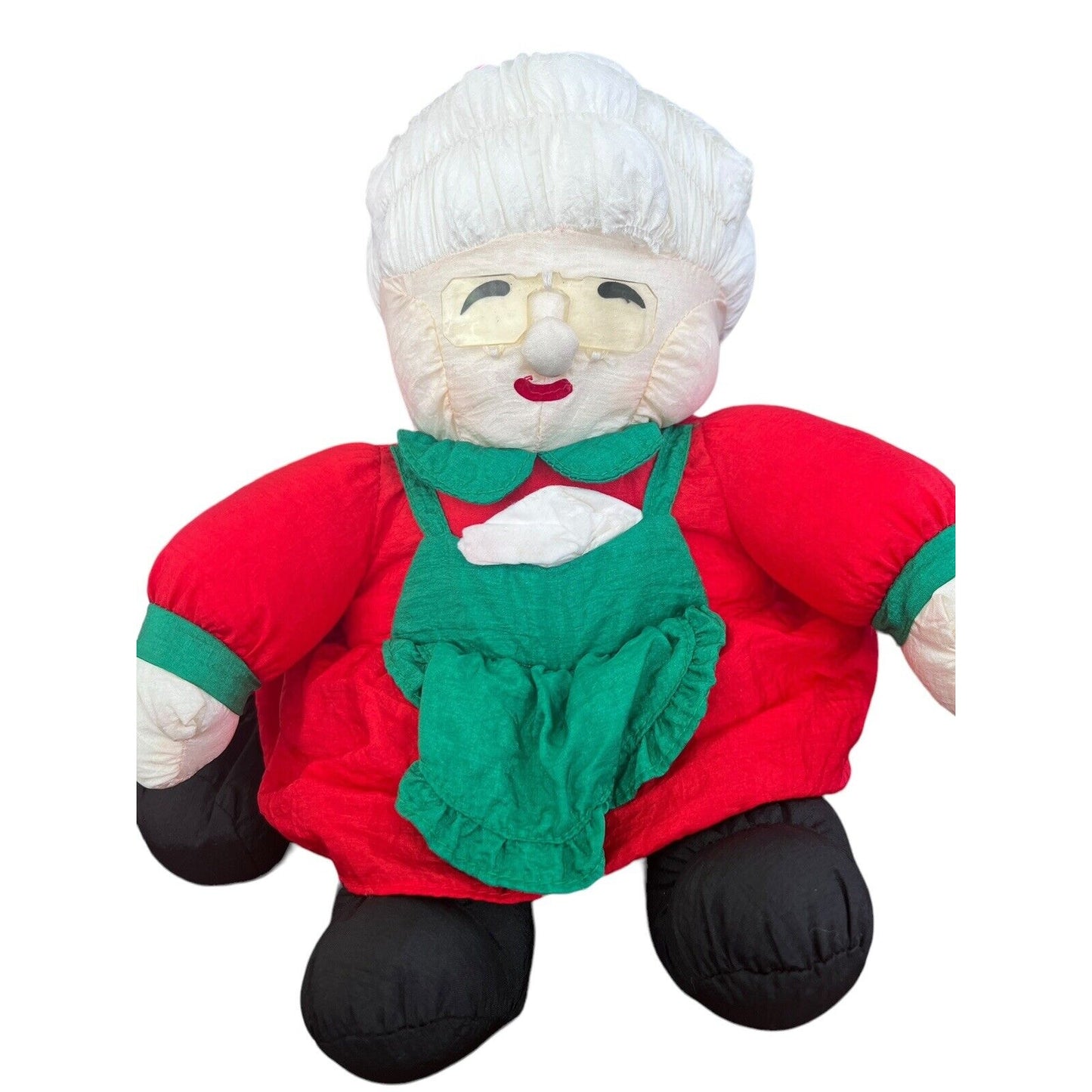 Santa Mrs Claus Christmas Nylon Plush Lot Parachute Soft Stuffed Toys JS Interna