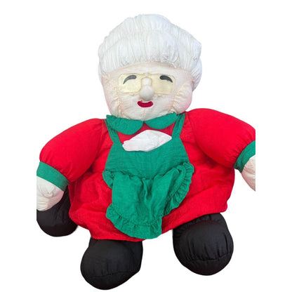 Santa Mrs Claus Christmas Nylon Plush Lot Parachute Soft Stuffed Toys JS Interna