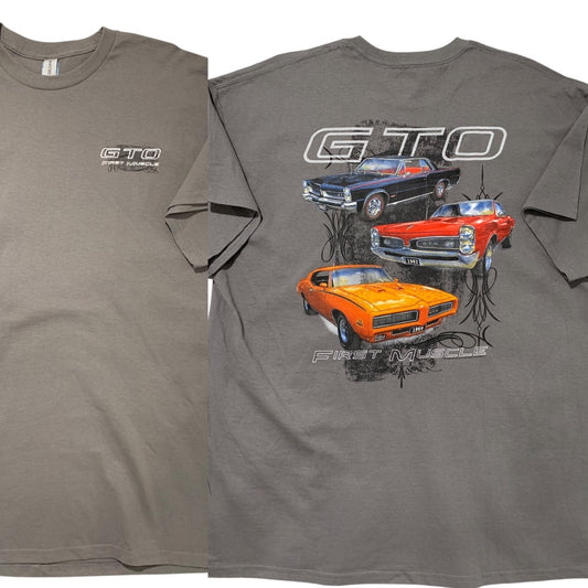 XL GTO First Muscle Tshirt Gray GM Official Short Sleeve