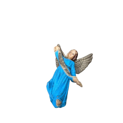 Vintage Art Plastics Christmas Nativity Manger Figures Hong Kong 9 Pc No Baby