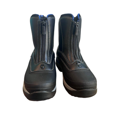 Lands End Waterproof Primaloft Boots Women 7 Boy 6 Leather Rubber Rain Snow