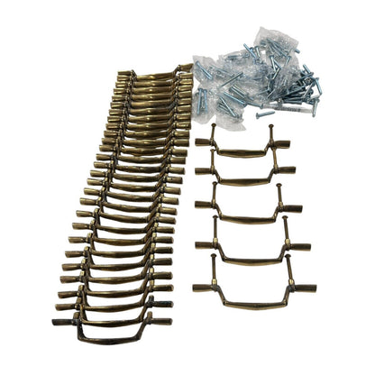 KBC Brass plated Cabinet Drawer Pulls 32 Pc Lot KBC PN# N18230 3" On Center