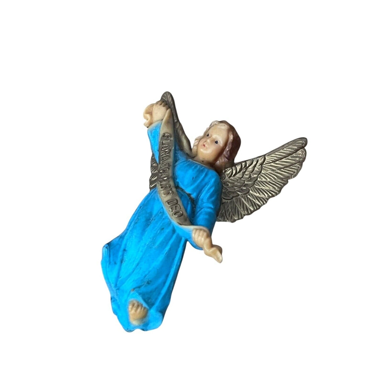 Vintage Art Plastics Christmas Nativity Manger Figures Hong Kong 9 Pc No Baby