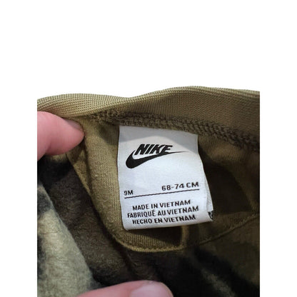 Nike Unisex 9 Month Fleece Pajama Camouflage Footie One Piece