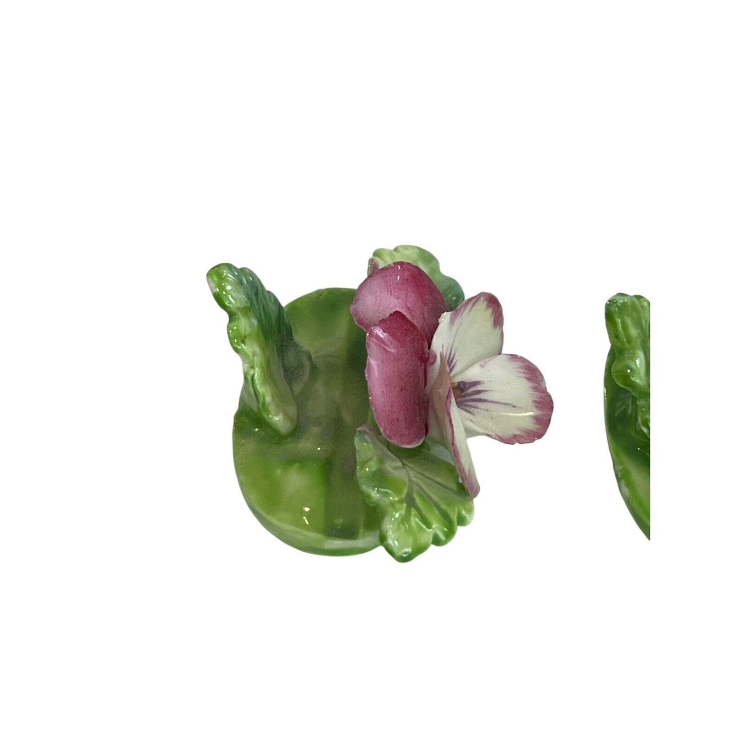 Vintage Royal Adderley Miniature Flowers Bone China Place Card Holders England 2