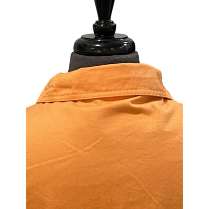 VINTAGE Polo Ralph Lauren Jacket Mens XL Zip Up Bomber Coat Jacket Logo Orange