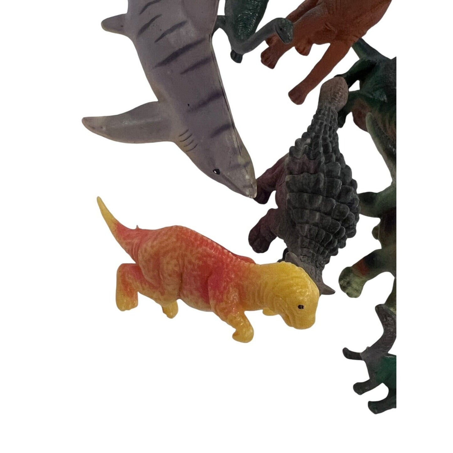 Lot of Miscellaneous Toy Dinosaur Figures medium small rubber plastic