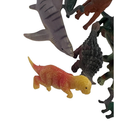 Lot of Miscellaneous Toy Dinosaur Figures medium small rubber plastic