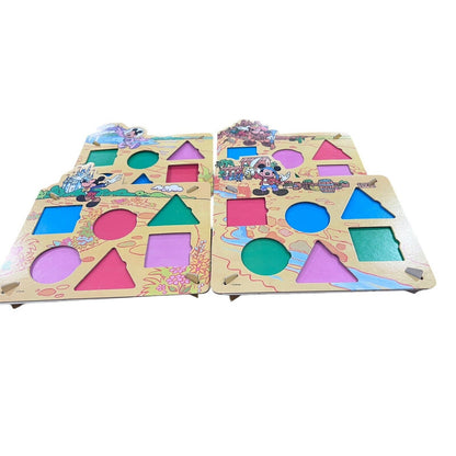 Vintage Disney Follow That Mouse Game 4 Player Boards 1978 Milton Bradley Parts