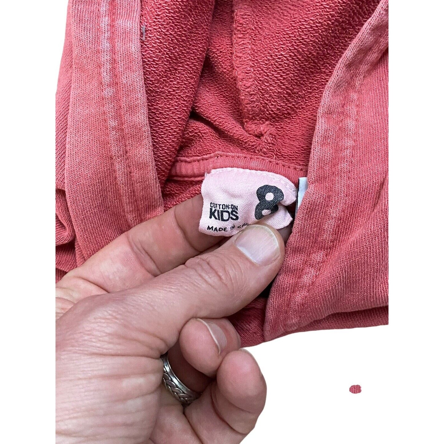 Size 8 Youth Chicago Bulls Hoodie Sweatpants Set Distressed Red NBA Sweatsuit