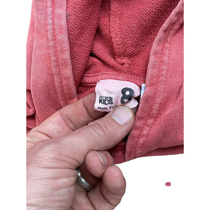 Size 8 Youth Chicago Bulls Hoodie Sweatpants Set Distressed Red NBA Sweatsuit