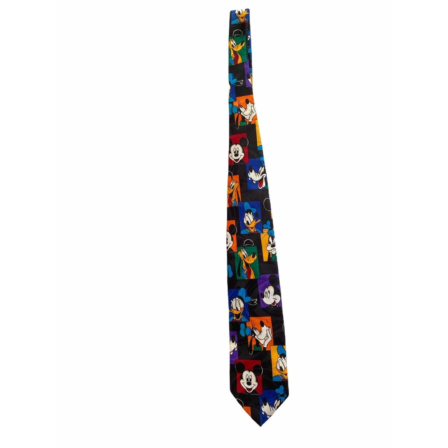 Mickey Unlimited By Balancine Inc 56x3.75 USA Necktie Pluto Mickey Daffy Donald