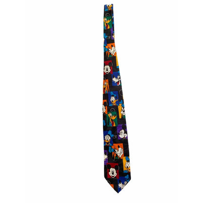 Mickey Unlimited By Balancine Inc 56x3.75 USA Necktie Pluto Mickey Daffy Donald