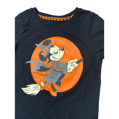 Disney Halloween Family Tees Glow In The Dark Minnie Mouse Witch Size 10/12