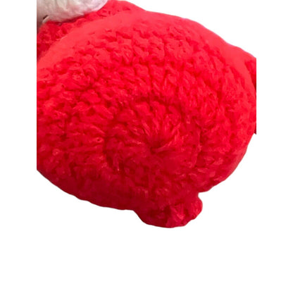 Crochet Handmade Reindeer Christmas Tree Ornament Kitschy Vintage 6”