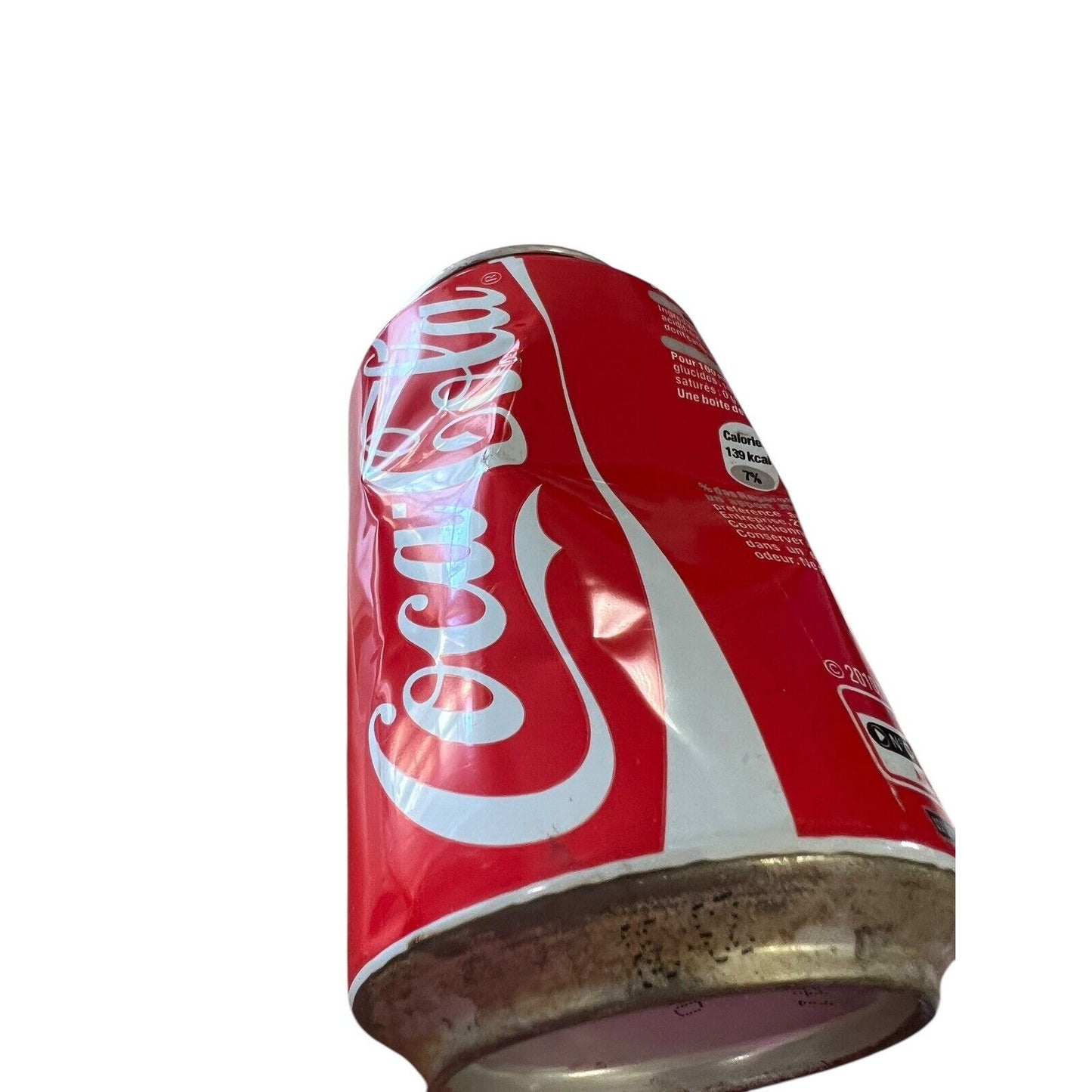 France Coca Cola Can French 2012 Dented Empty