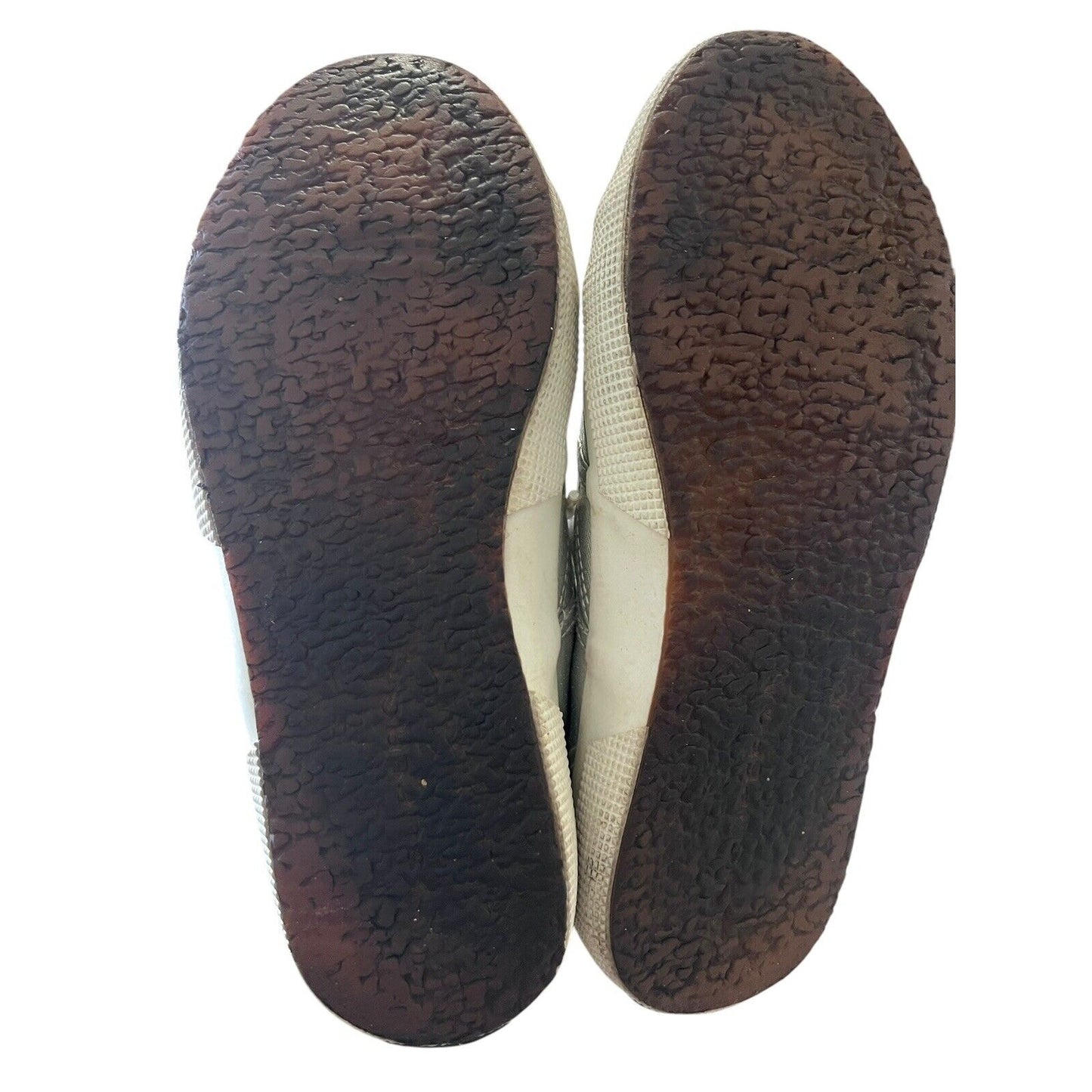 Superga Silver Metallic Shoes Womens Size 5.5 Low Top Sneakers Street Machine